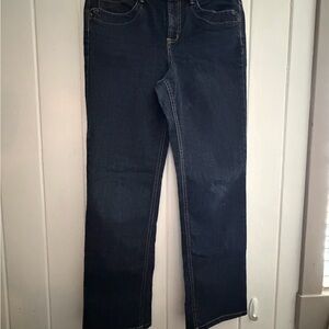 Gloria Vanderbilt Dark Blue Straight Leg Jeans